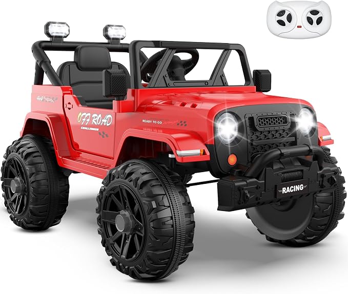 12V Ride On Truck Car with Remote Control, Kids Electric Vehicles with by ARBELIofficial