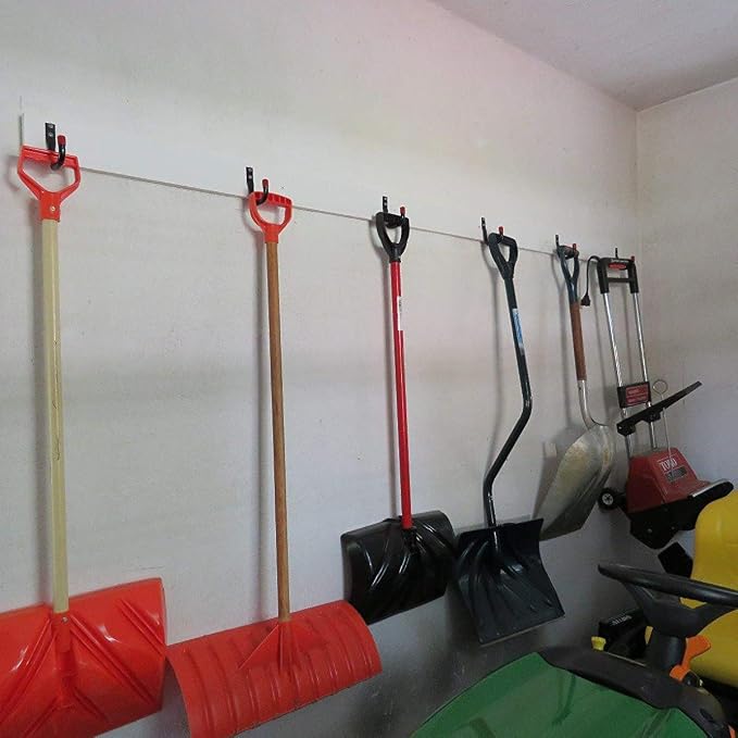12 Pack Garage Storage J Hooks, 4.1Inches Heavy Duty Wall Mount Utility Hangers - Image 6
