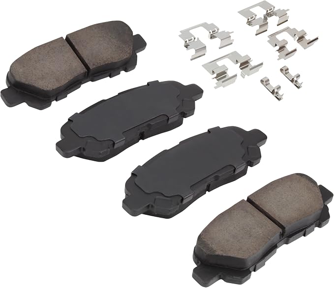 Premium Ceramic Rear Brake Pads Compatible - Image 2