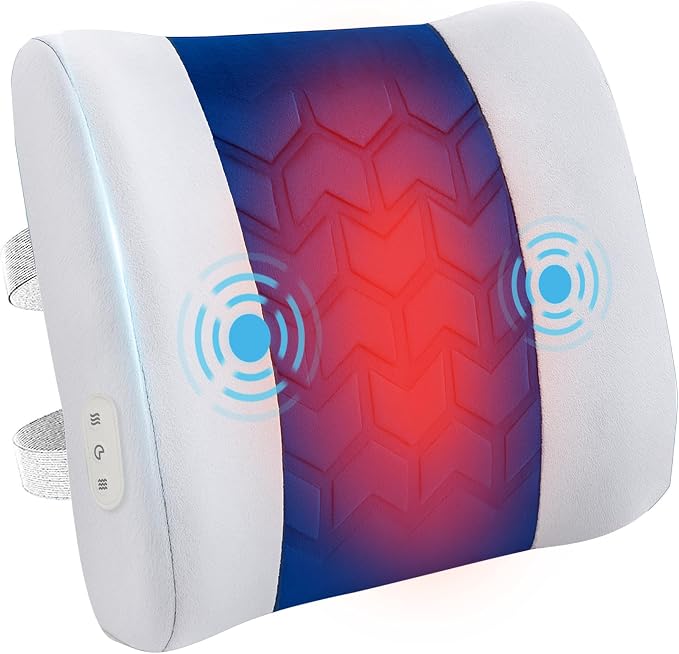 CILI Lumbar Support Pillow for Office Chair, Heated Back Support by CILI