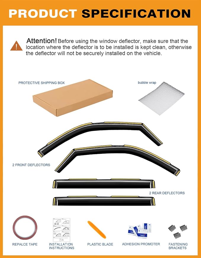 in-Channel Window Rain Guards Fit - Image 7