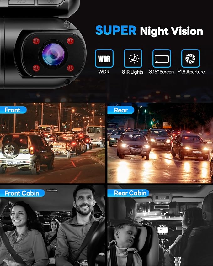 SPRLEAF 4 Channel Dash Cam - Image 6