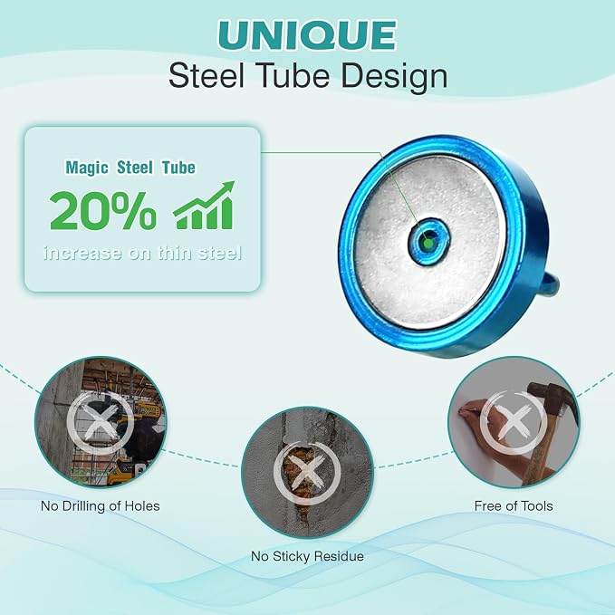Neosmuk Magnetic Hooks, Cruise Ship Essentials, 100lb+ Heavy Duty Magnetic Hooks - Image 3