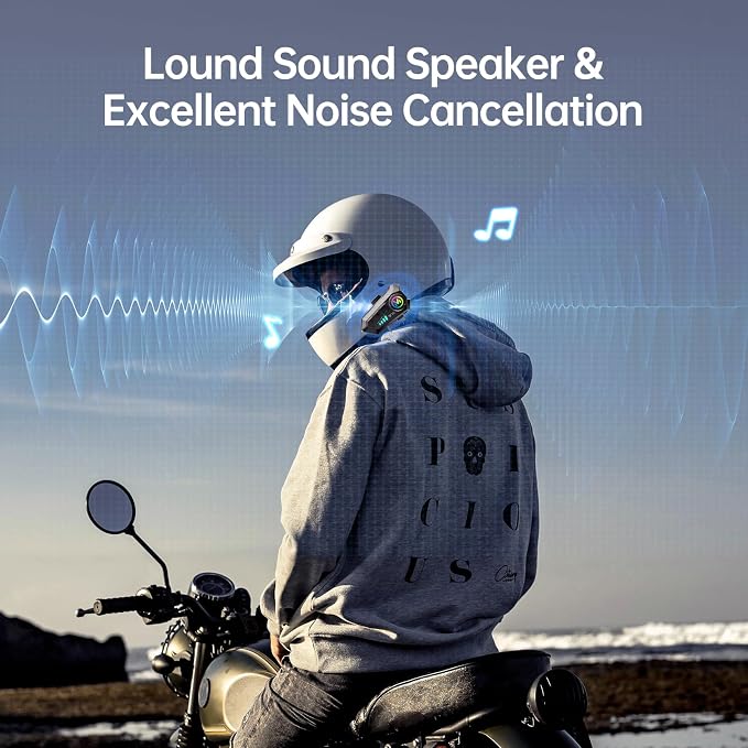 Motorcycle Bluetooth Headset Speaker Skiing Earphone Waterproof Bluetooth - Image 8