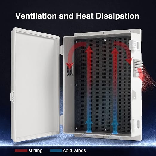 Outdoor Electrical Junction Box, ABS Water Resistant Enclosure - Image 5