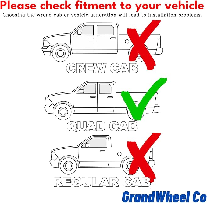 GrandWheel Co Smoke Tinted in-Channel Side Window Vent Visor Deflectors Rain - Image 2