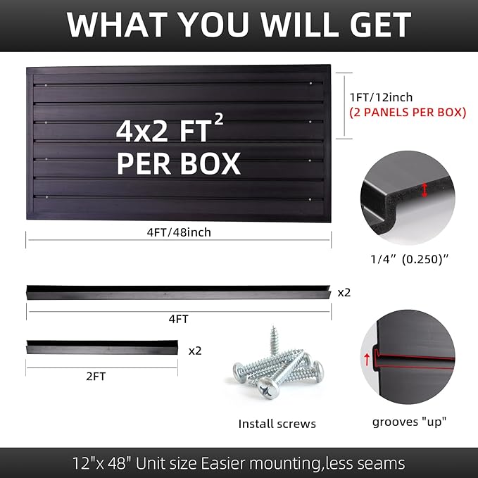 Slatwall Panel Garage Slat Wall Storage Systems, PVC Slat Wall Paneling Garage - Image 3