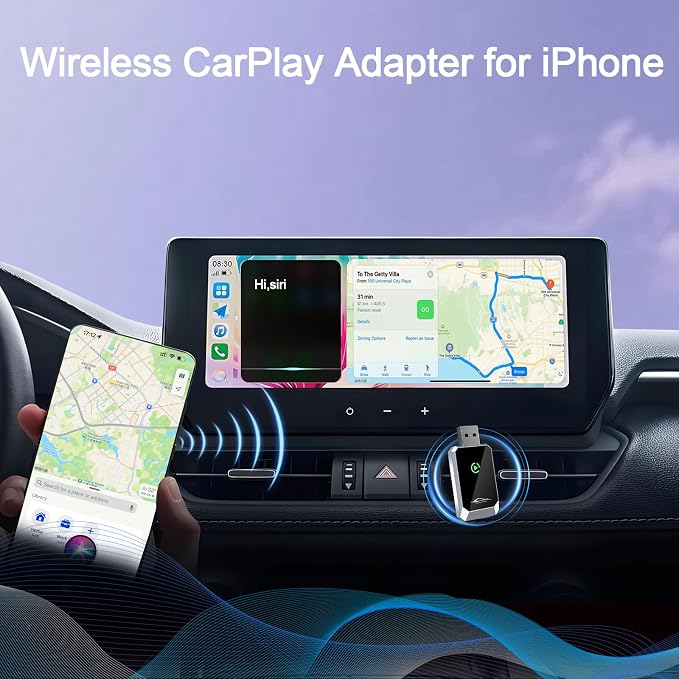 Mini Wireless Carplay Adapter for iPhone&Android Auto 2-in-1, 2025 Upgrade - Image 6