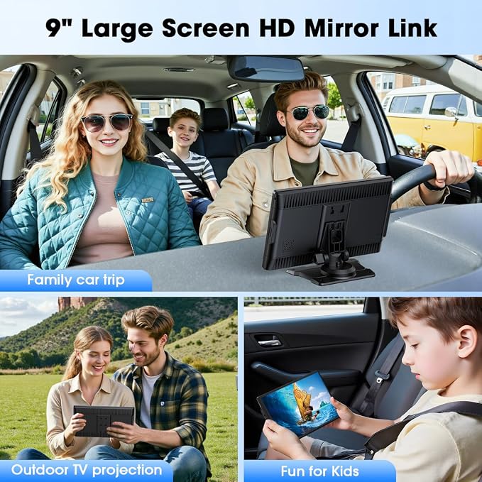 Carplay Screen for Car, Mirror Link, Voice Control, Hands-Free Calling - Image 5