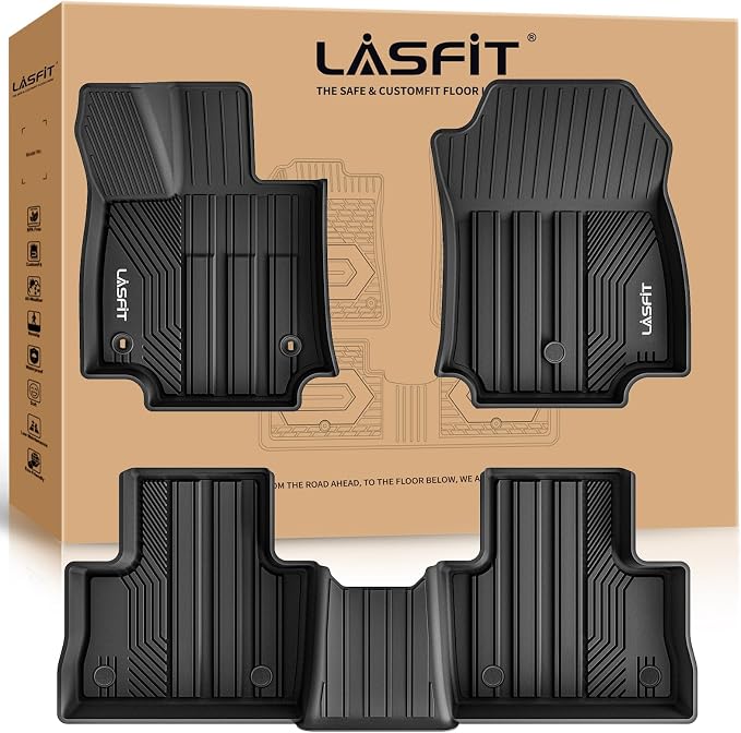 LASFIT Floor Mats for Toyota RAV4 2019-2024 2025 All Weather Mats for Toyota by LASFIT