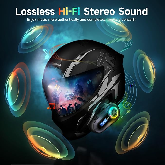 Moman Motorcycle Helmet Headset, H4M - Image 4