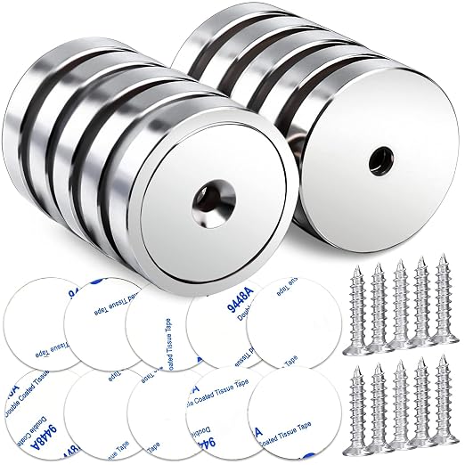LOVIMAG Neodymium Cup Magnets, 110LBS Holding Force Strong Rare Earth Magnets by LOVIMAG