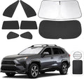 TINGLU Window Shades for Toyota RAV4 2019-2024 2025 Accessories Car Side Full by TINGLU