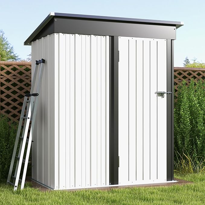 Patiowell 5x3 FT Outdoor Storage Shed, Garden Tool Shed - Image 2