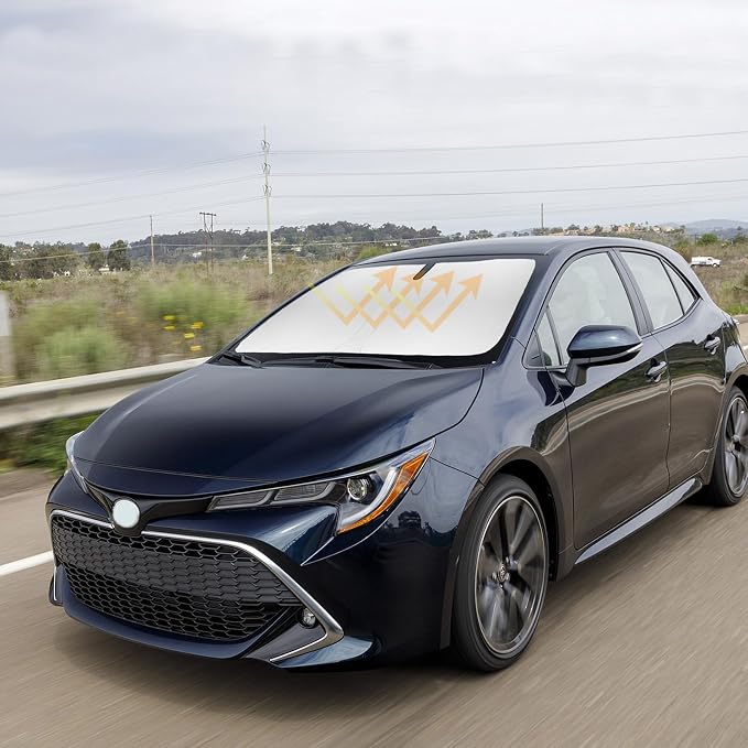 Sun Shade for Toyota Corolla Windshield Sunshades Cover Custom Fit 2014-2018 by SLOGENTO