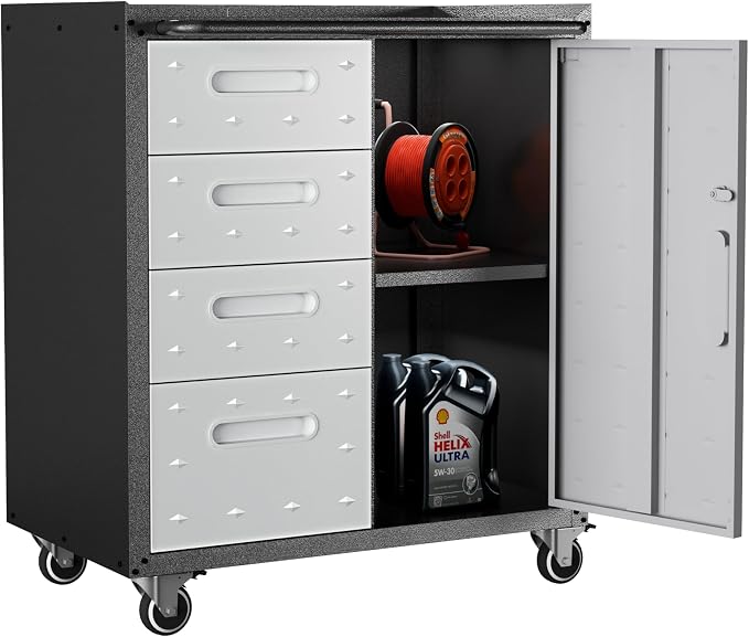 Metal Garage Storage Cabinet by VIYET
