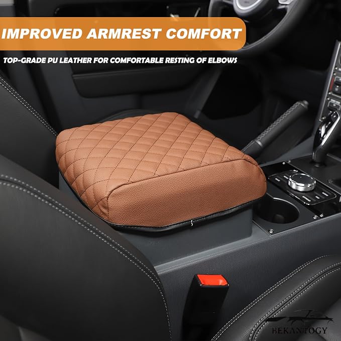 Car Armrest Box Cover Protector Compatible - Image 3