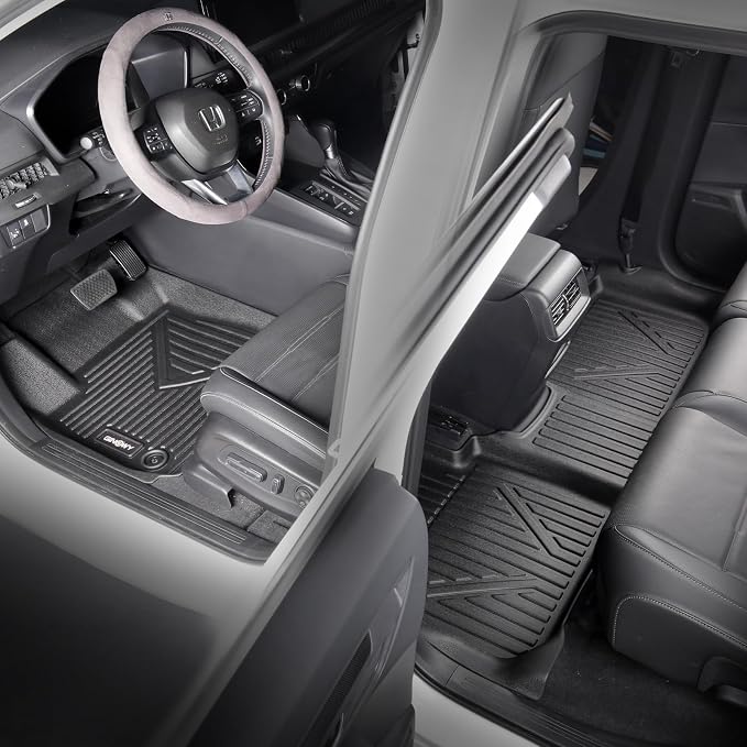GINOWY-Floor Mats for Hyundai Santa Cruz 2022-2024 2025, TPE All Weather Car - Image 8