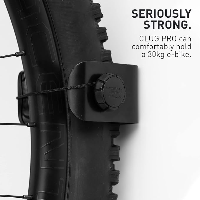 Hornit CLUG PRO | Wall Mounted Bike Rack | Secured by FIDLOCK | 5 Sizes | Easy - Image 4