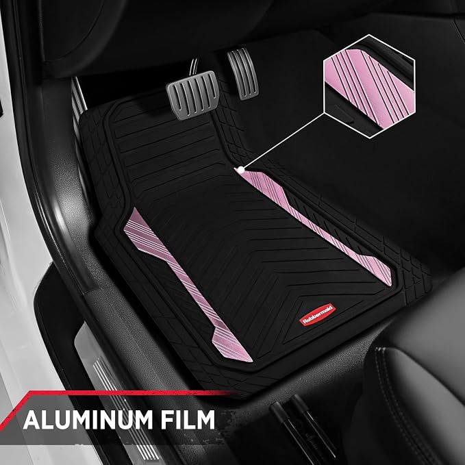 Rubbermaid Car Floor Mat, Heavy Duty All-Weather Car Mats Full Set - Image 4