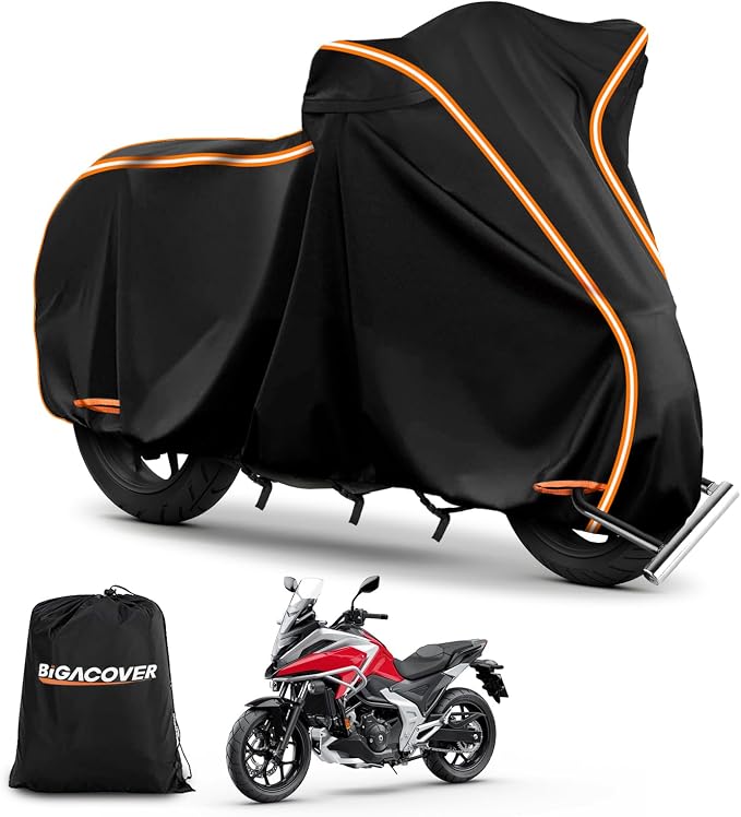 420D Waterproof Motorcycle Cover by BIGACOVER