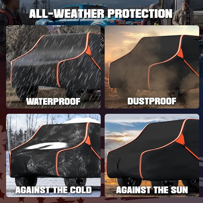 153 Inch UTV Cover for Polaris Ranger Crew RZR General 4, Can-Am Defender - Image 5