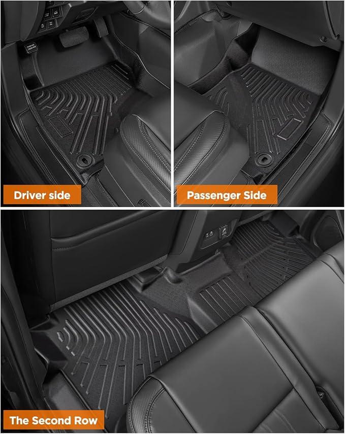 DrCarNow Floor Mats for Nissan Frontier 2025 2024 2023 2022 Crew Cab - Image 2