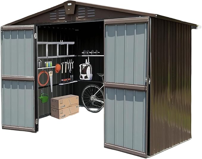 IKERY Metal Storage Shed by IKERY