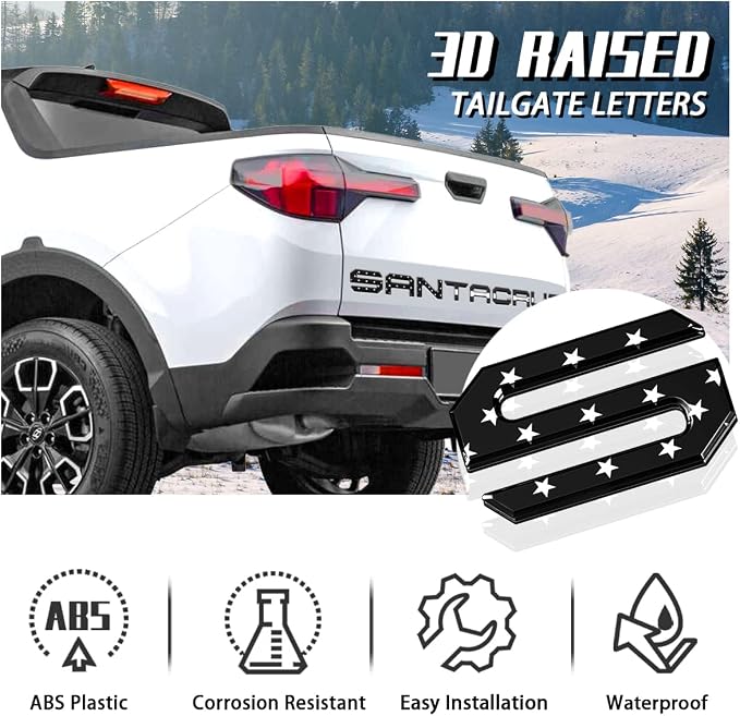 Tailgate Inserts Letters Compatible - Image 5