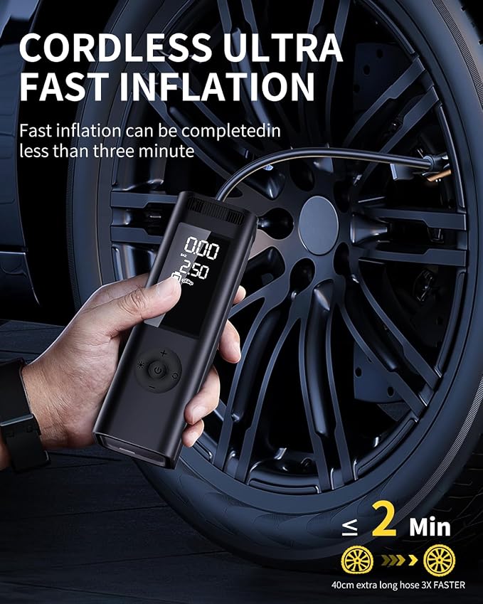Tire Inflator Portable Air Compressor - Image 3