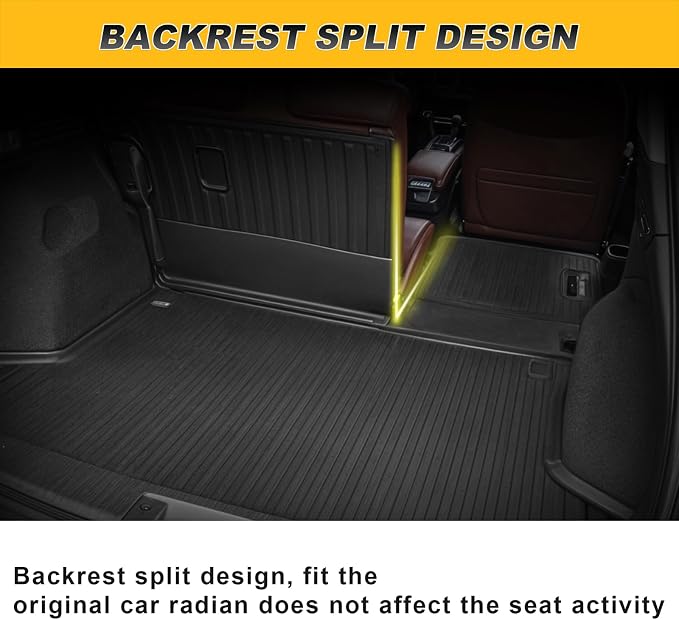 Cargo Liner & Backrest Mat Fit for Honda HR-V HRV 2016-2022 AWD: Cargo Mat - Image 3
