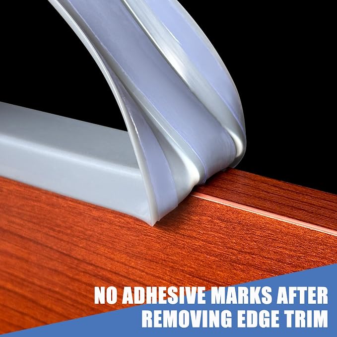 Rubber Edge Trim, Flexible Edge Banding, 3/8" U Channel Protector, Self - Image 4