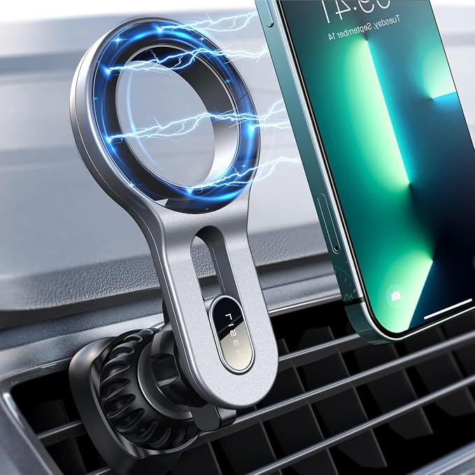 LISEN for iPhone 16 MagSafe Car Mount, Ultra Magnetic Long Arm Mag Safe Car by Lisen