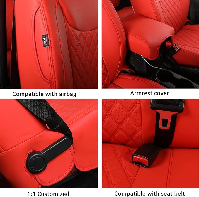 GIANT PANDA Customized Full Set Car Seat Covers - Image 5