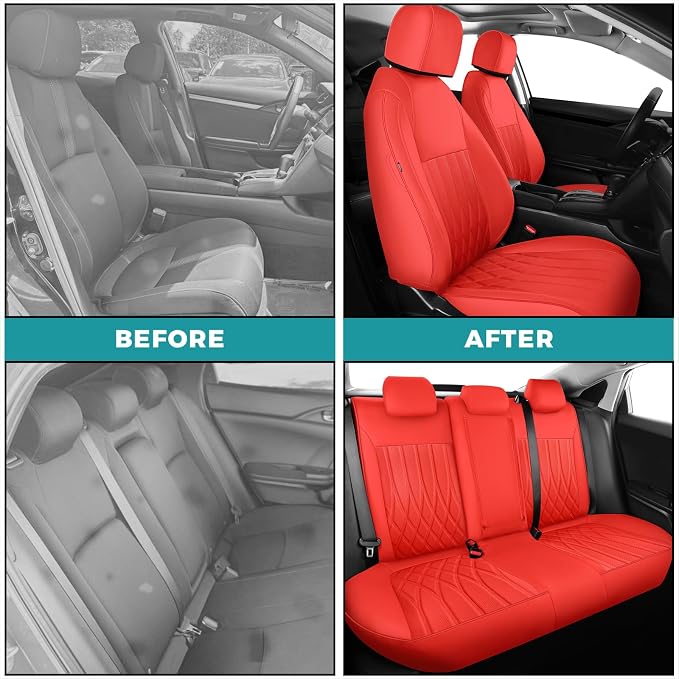 Seat Covers for Honda Civic Hatchback EX, Sport Touring, EXL 2016 2017 2018 - Image 5