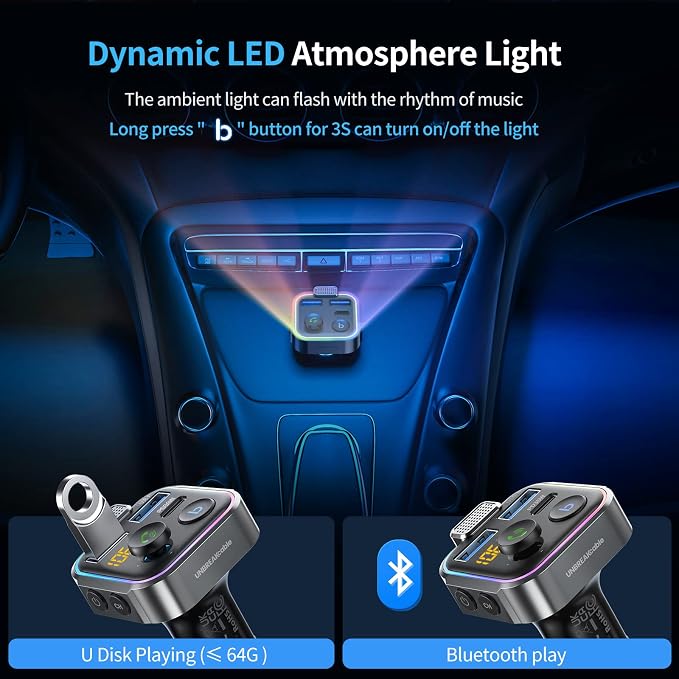UNBREAKcable Bluetooth FM Transmitter - Image 6