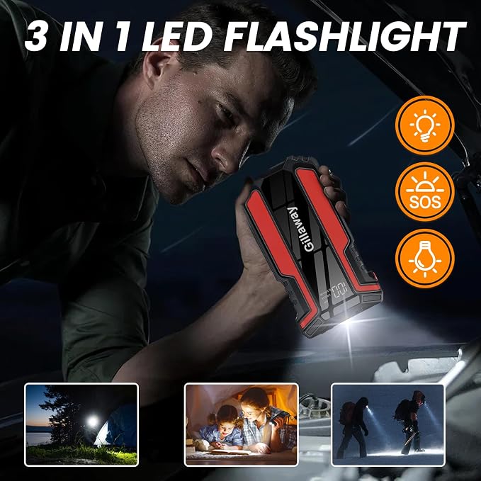 Q16B Jump Starter and air Pump - Image 4