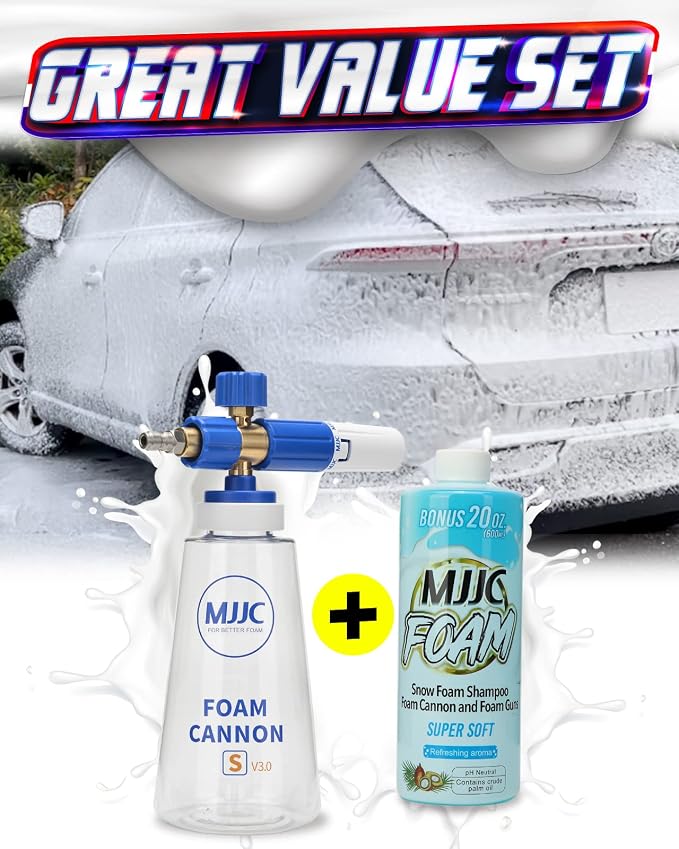 MJJC Foam Cannon S V3.0 with 1/4 Inch Quick Connector - Image 2