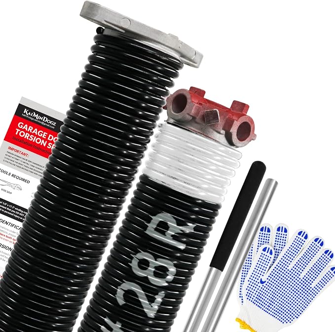 Pair of 1.75" Garage Door Torsion Springs Set by KaiMinDogzGarageDoorSpring
