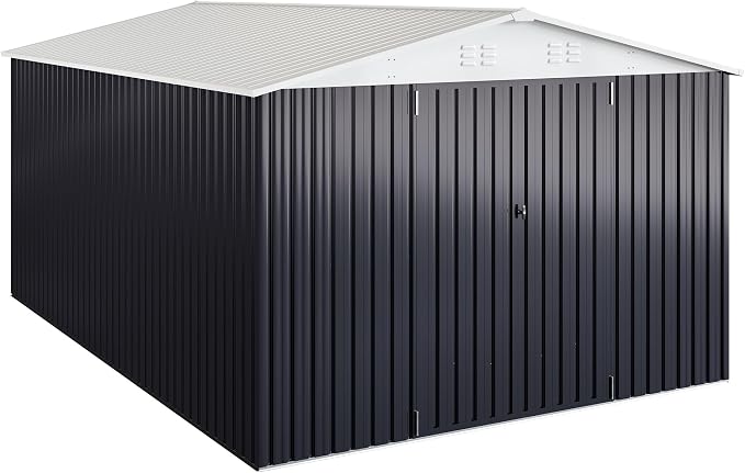 WKM 10x14 Outdoor Storage Shed, Garden Shed - Image 2