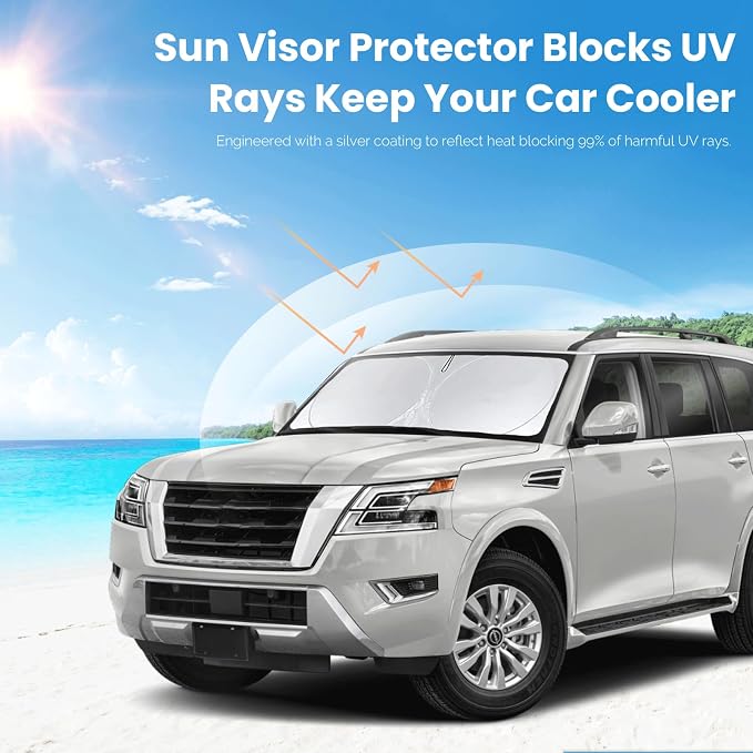 Custom Fit Armada Windshield Sunshade - Image 5