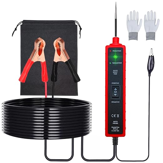 Automotive Car Circuit Tester 12V 24V DC Power Probe Tester by AutokcanBestFriendsForYourCarDetailing
