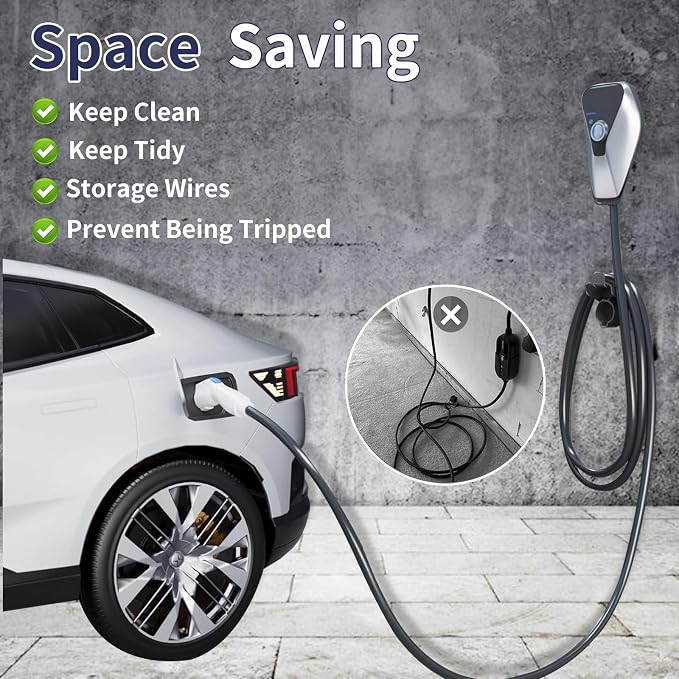 EV Charger Holder Wall Mount for SAE J1772 - Image 4