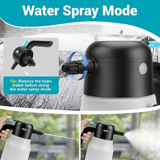 Electric Foam Sprayer Car Wash, 60PSI Foam Sprayer Auto Pressurized - Image 6
