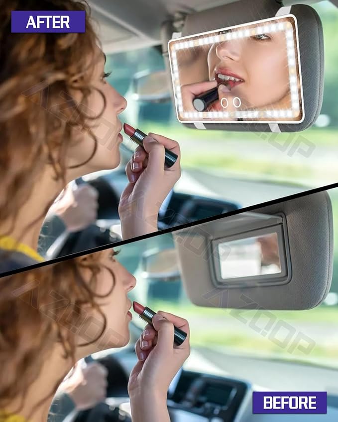 2 Pcs Car Sun Visor Vanity Mirror, Upgraded Car's Mirrors - Image 7
