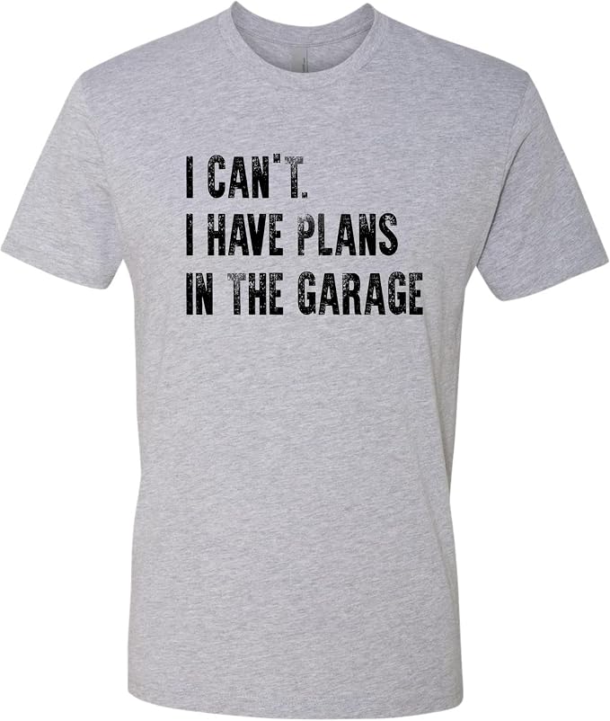 Go All Out Adult I Can't I Have Plans in The Garage Funny Dad Gift Deluxe Soft - Image 2