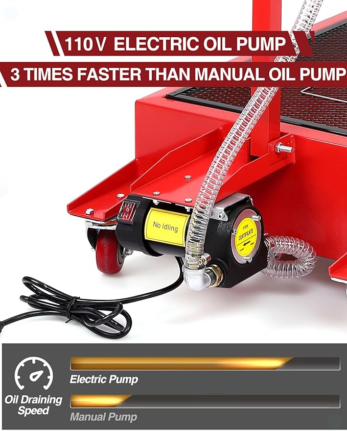 DEXSO 20 Gallon Electric Oil Drain Pan - Image 2