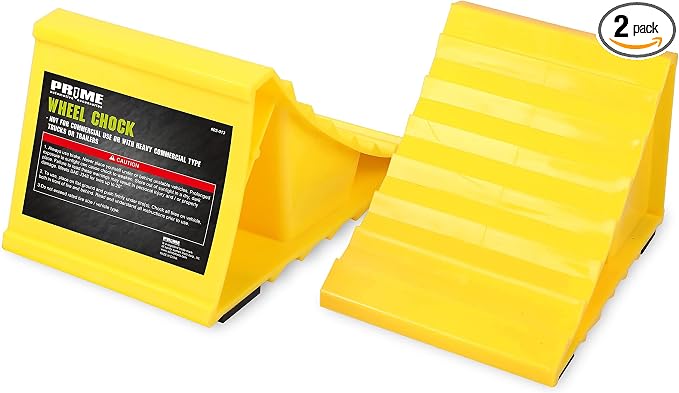 PR1ME Wheel Chocks with Non-Slip Base by Prime1