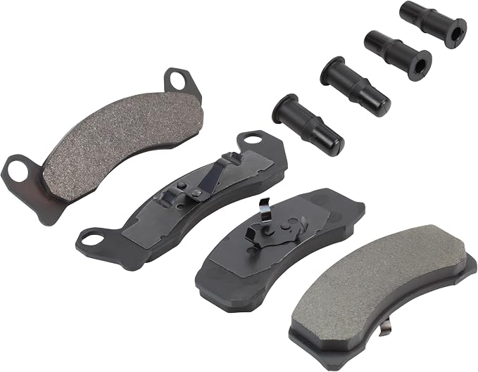 Premium Semi-Metallic Front Brake Pads Compatible - Image 2