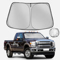 Windshield Sun Shade for 2017-2022 Ford F250 F350 F450 F550 Super Duty Foldable by Fonowka